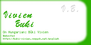 vivien buki business card